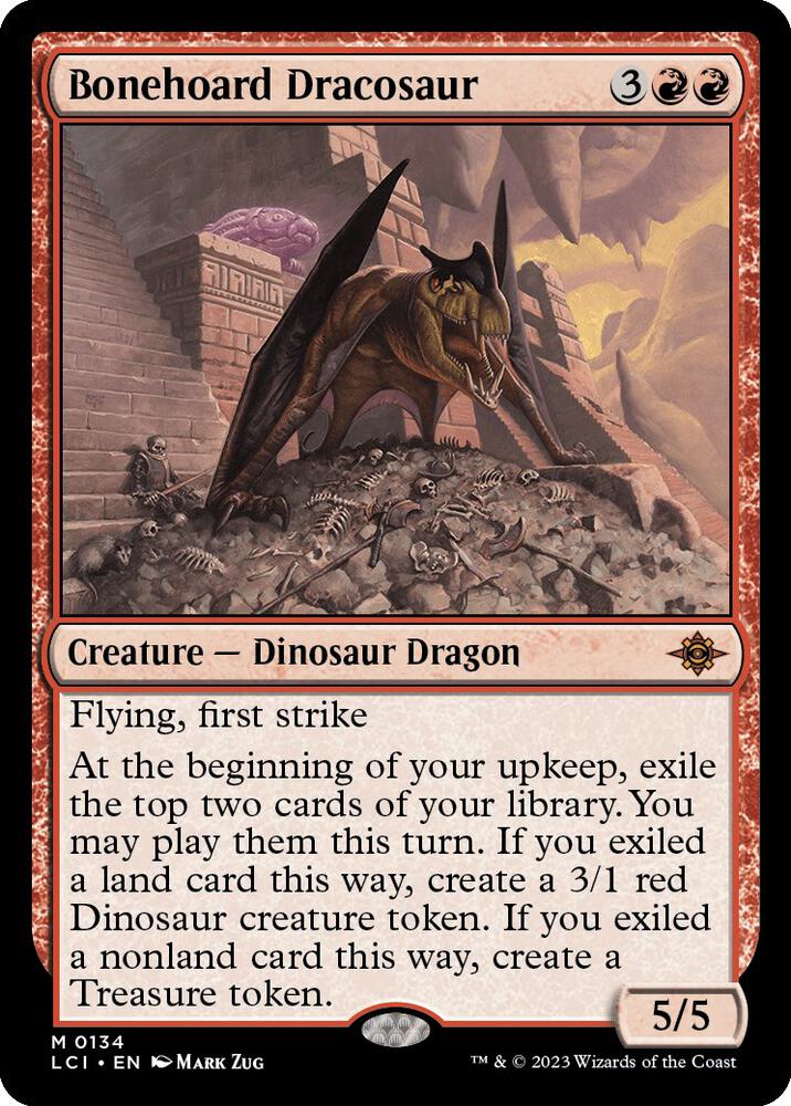 Bonehoard Dracosaur-The Lost Caverns of Ixalan-M-Normal
