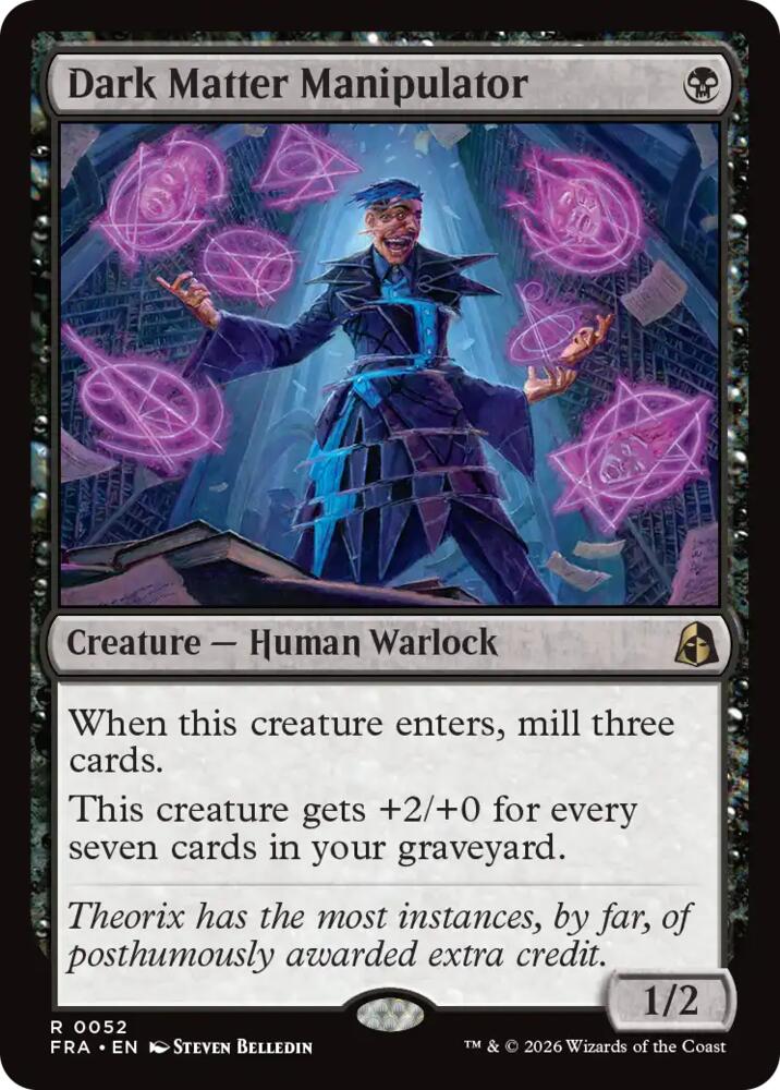 Dark Matter Manipulator-Reality Fracture-R-Normal