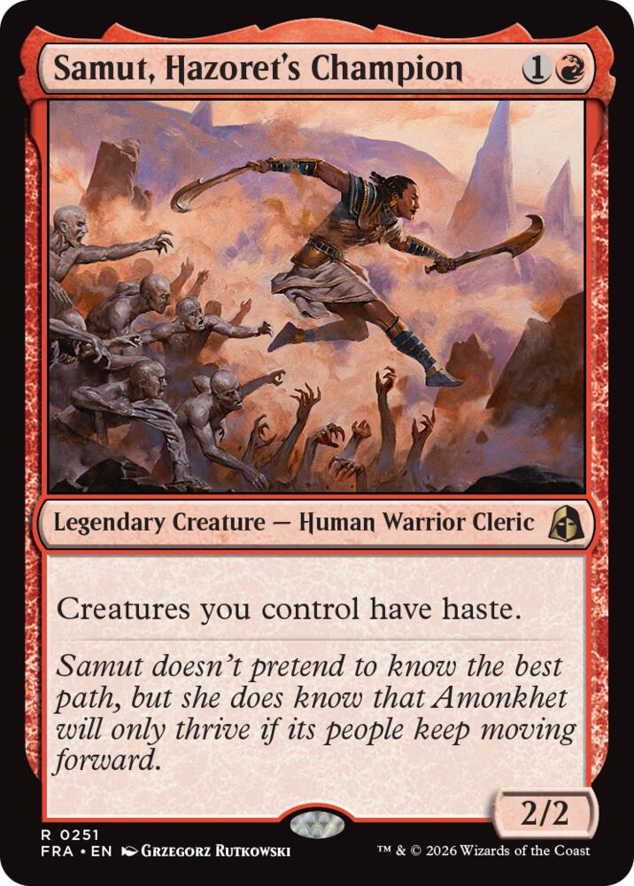 Samut, Hazoret's Champion-Reality Fracture-R-Normal