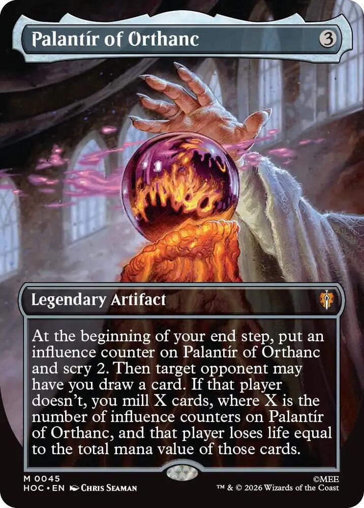 Palantir of Orthanc (Borderless)-The Hobbit: Eternal-Legal-M-Normal