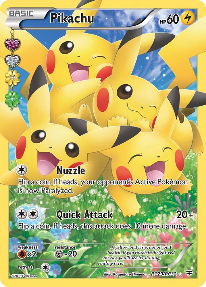 Pikachu (Full Art)-Generations: Radiant Collection-Ultra Rare-Holofoil