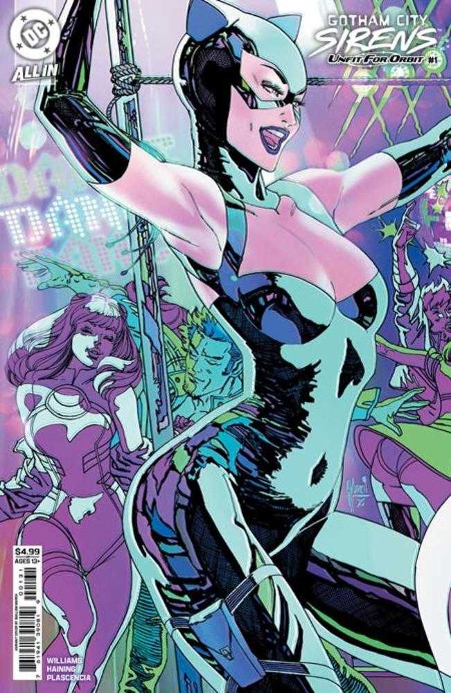 Gotham City Sirens Unfit For Orbit #1 (Of 5) Cover D Guillem March Connecting Card Stock Variant