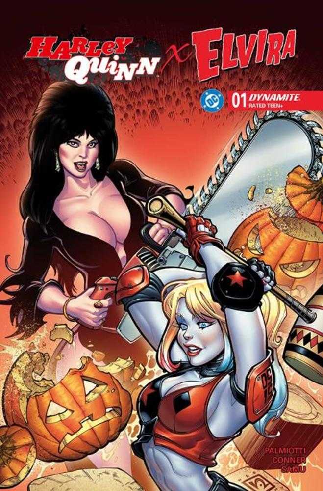 Harley Quinn X Elvira #1 Cover Z 1 in 10 Chad Hardin Foil Foc Bonus Variant