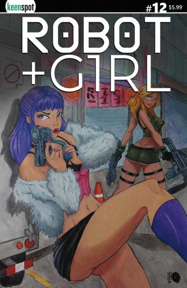 Robot + Girl #12 Cover A Mike White & Kristine Paliuanan