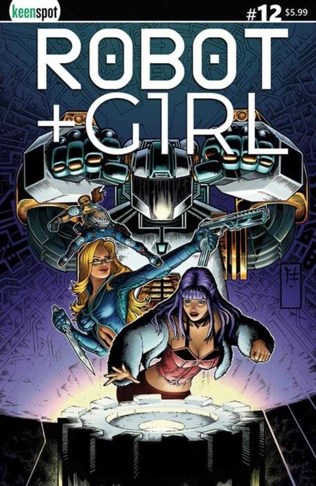 Robot + Girl #12 Cover B Jeffrey Edwards Variant