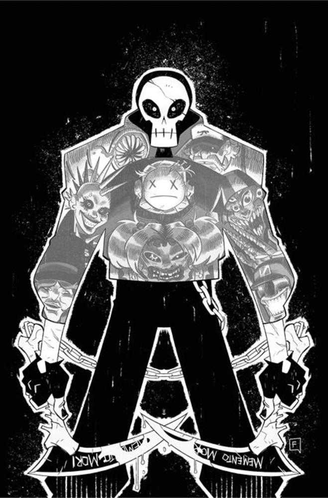 Dead Head TPB Volume 01 5 Copy Bruno Ferrante Unlock Virgin Black & White Uv Spot Gloss Variant (Mature)