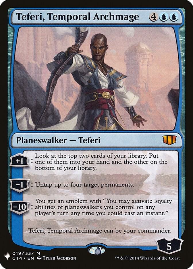 Teferi, Temporal Archmage-The List Reprints-M-Normal