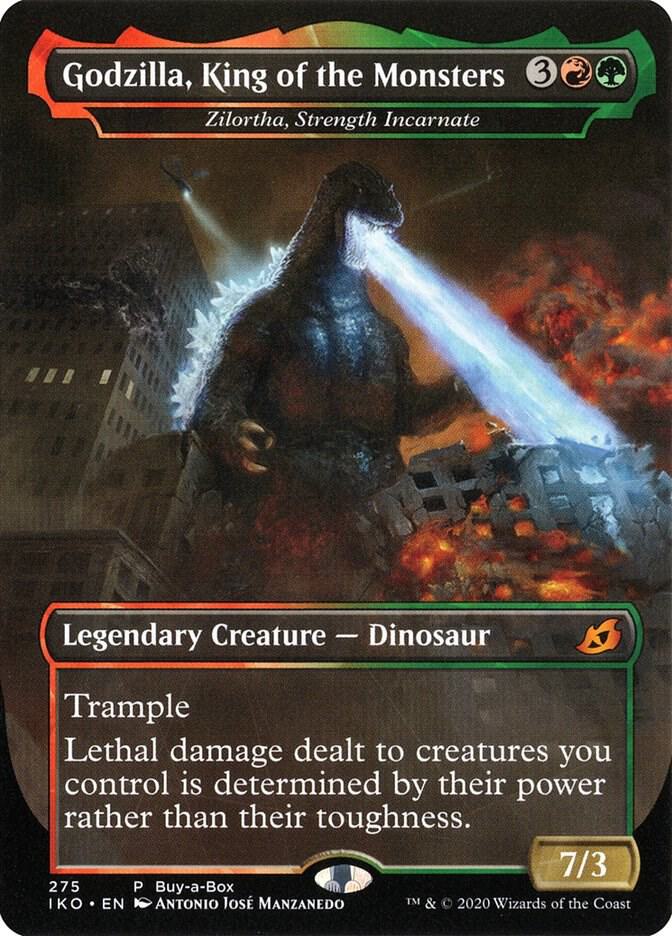 Godzilla, King of the Monsters - Zilortha, Strength Incarnate-Buy-A-Box Promos-P-Foil