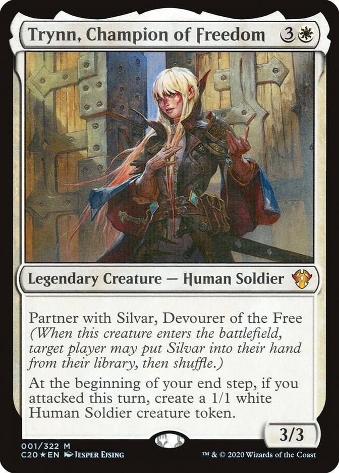 Trynn, Champion of Freedom-Commander 2020-M-Normal