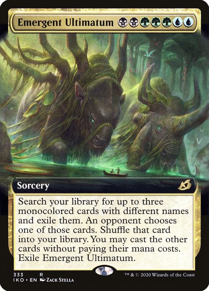 Emergent Ultimatum (Extended Art)-Ikoria: Lair of Behemoths-R-Foil