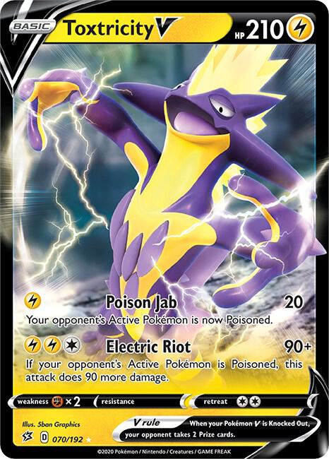 Toxtricity V-SWSH02: Rebel Clash-Ultra Rare-Holofoil