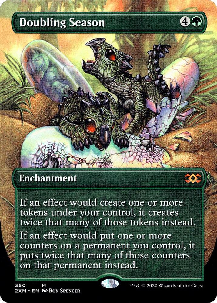 Doubling Season (Borderless)-Double Masters-M-Normal