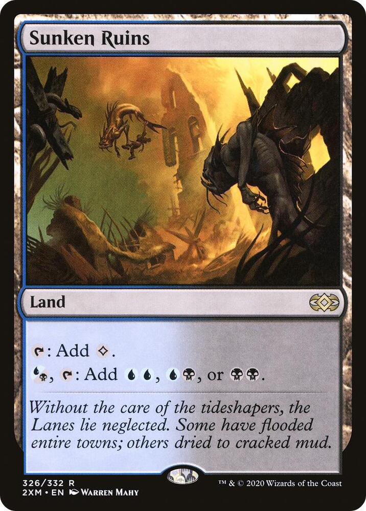 Sunken Ruins-Double Masters-R-Normal
