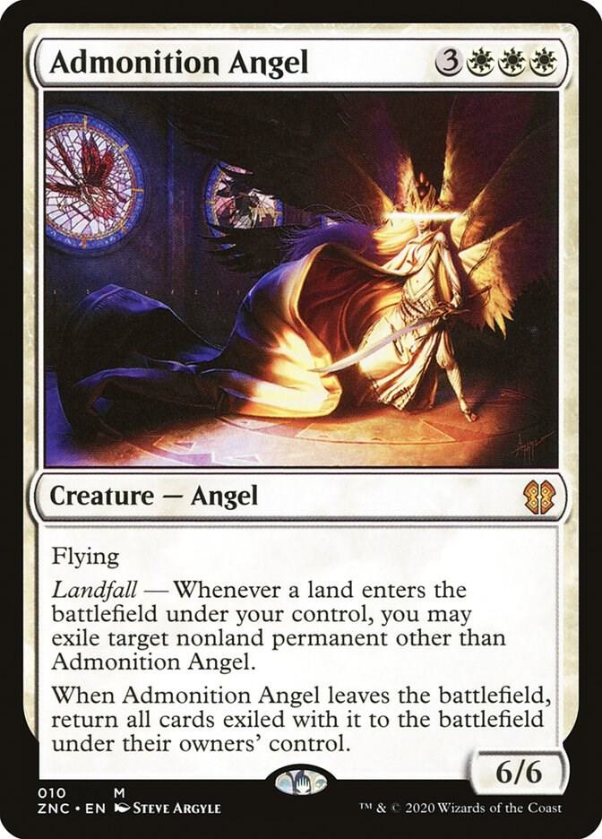 Admonition Angel-Commander: Zendikar Rising-M-Normal