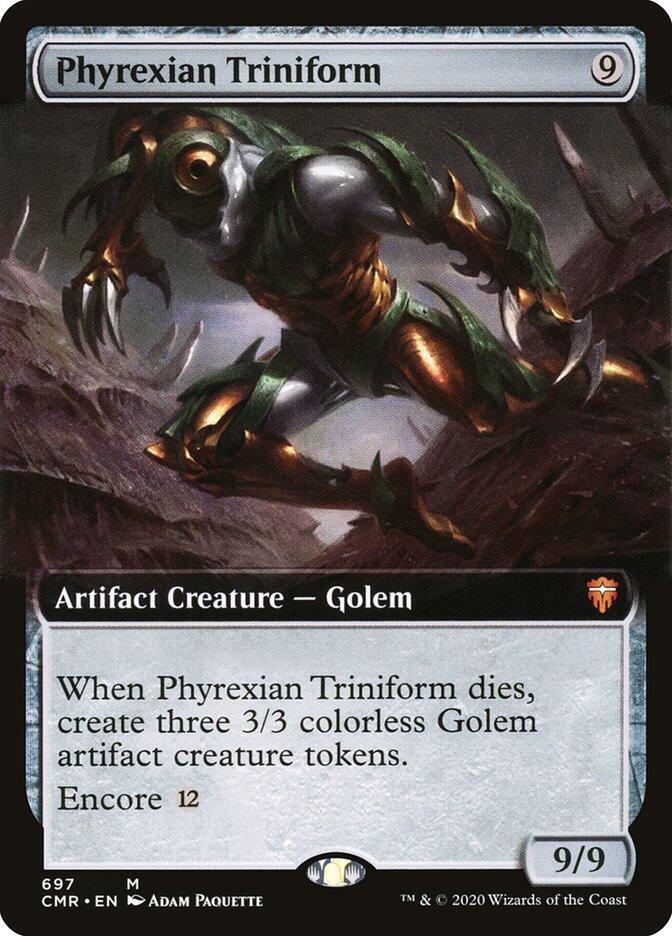 Phyrexian Triniform (Extended Art)-Commander Legends-M-Normal