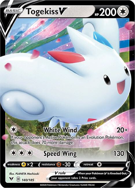 Togekiss V-SWSH04: Vivid Voltage-Ultra Rare-Holofoil