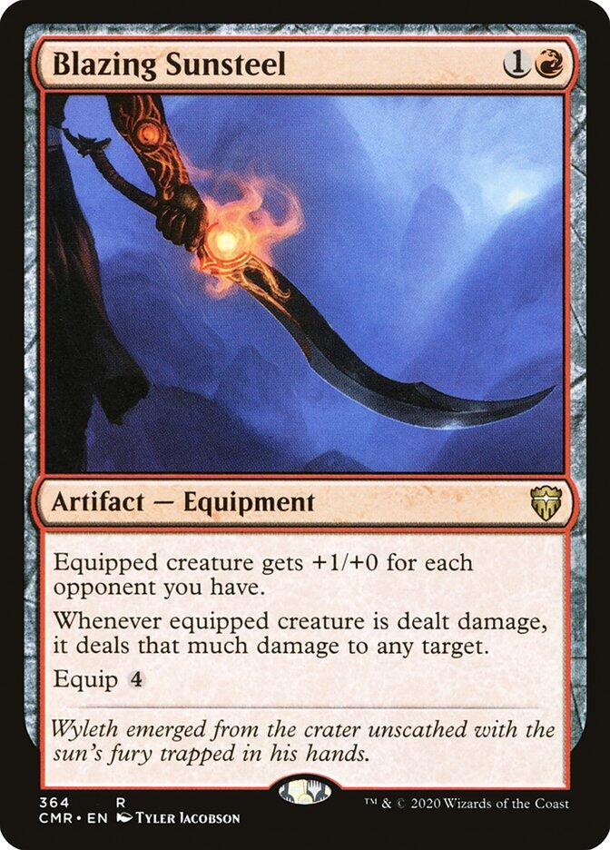 Blazing Sunsteel-Commander Legends-R-Normal