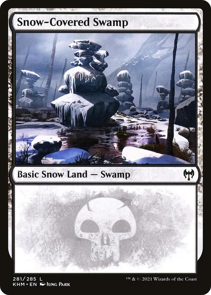 Snow-Covered Swamp (281)-Kaldheim-L-Normal