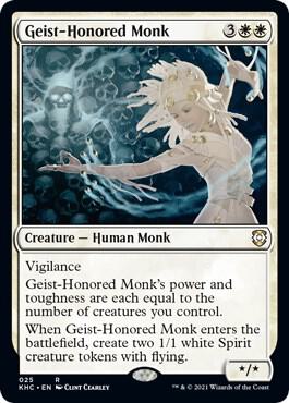 Geist-Honored Monk-Commander: Kaldheim-R-Normal