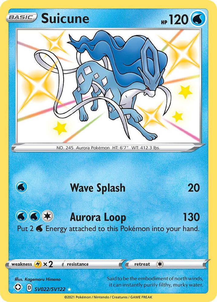 Suicune-Shining Fates: Shiny Vault-Shiny Holo Rare-Holofoil