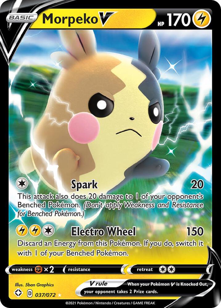 Morpeko V-Shining Fates-Ultra Rare-Holofoil