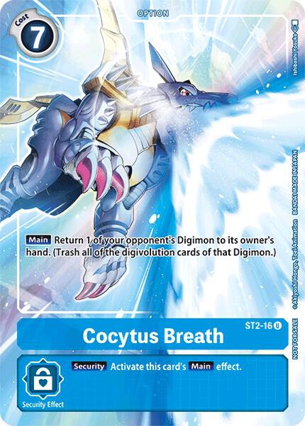 Cocytus Breath - ST2-16 (Tamer's Evolution Box)-Starter Deck 02: Cocytus Blue-Promo-Foil