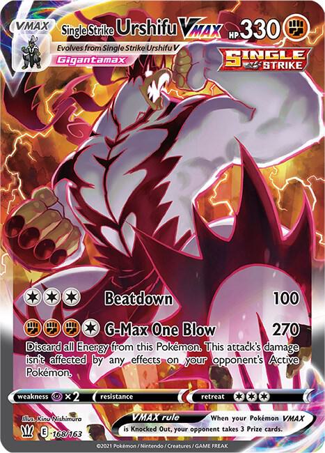 Single Strike Urshifu VMAX (Alternate Art Secret)-SWSH05: Battle Styles-Secret Rare-Holofoil