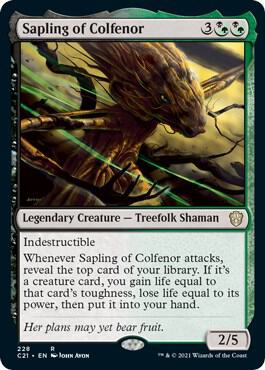 Sapling of Colfenor-Commander 2021-R-Normal