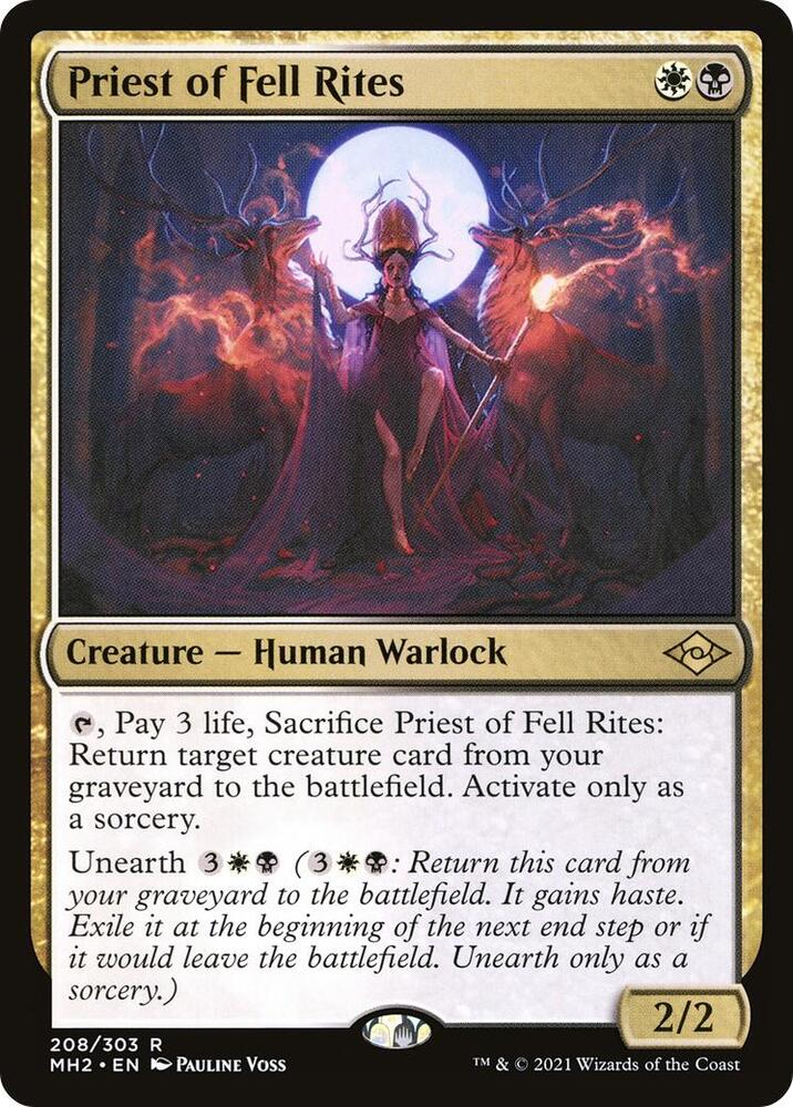 Priest of Fell Rites-Modern Horizons 2-R-Normal