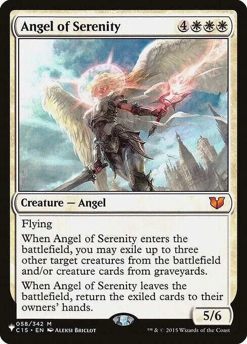 Angel of Serenity (C15)-The List Reprints-M-Normal