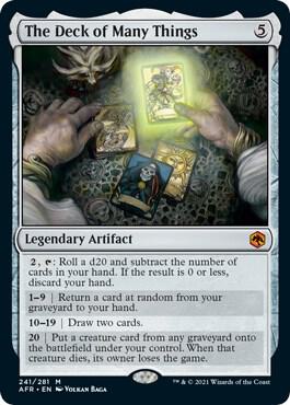 The Deck of Many Things-Adventures in the Forgotten Realms-M-Normal