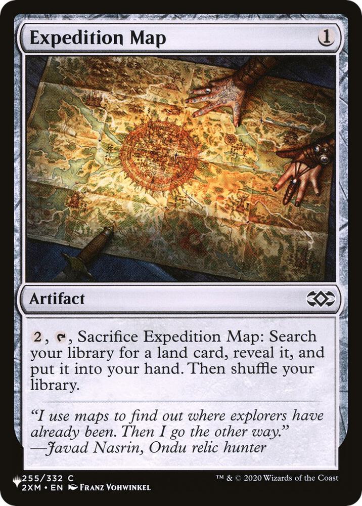 Expedition Map-The List Reprints-C-Normal