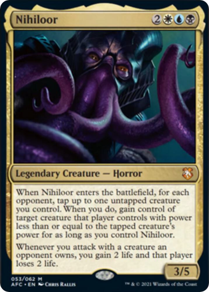 Nihiloor-Commander: Adventures in the Forgotten Realms-M-Foil