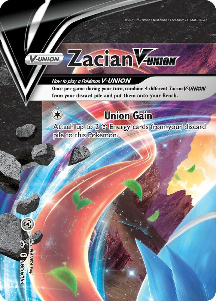 Zacian V-UNION - SWSH163-SWSH: Sword & Shield Promo Cards-Promo-Holofoil
