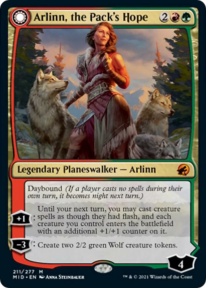 Arlinn, the Pack's Hope-Innistrad: Midnight Hunt-M-Normal