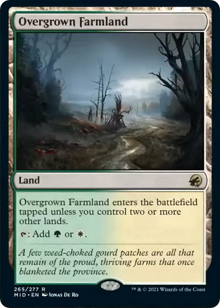 Overgrown Farmland-Innistrad: Midnight Hunt-R-Normal
