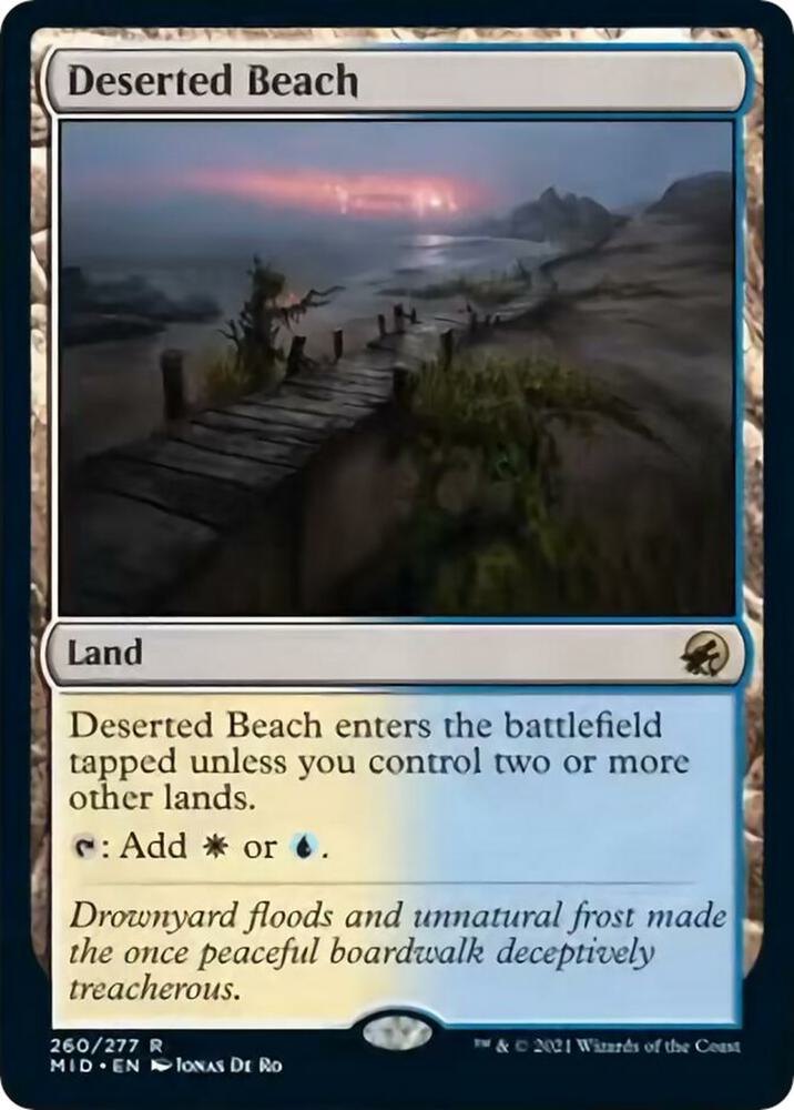 Deserted Beach-Innistrad: Midnight Hunt-R-Normal