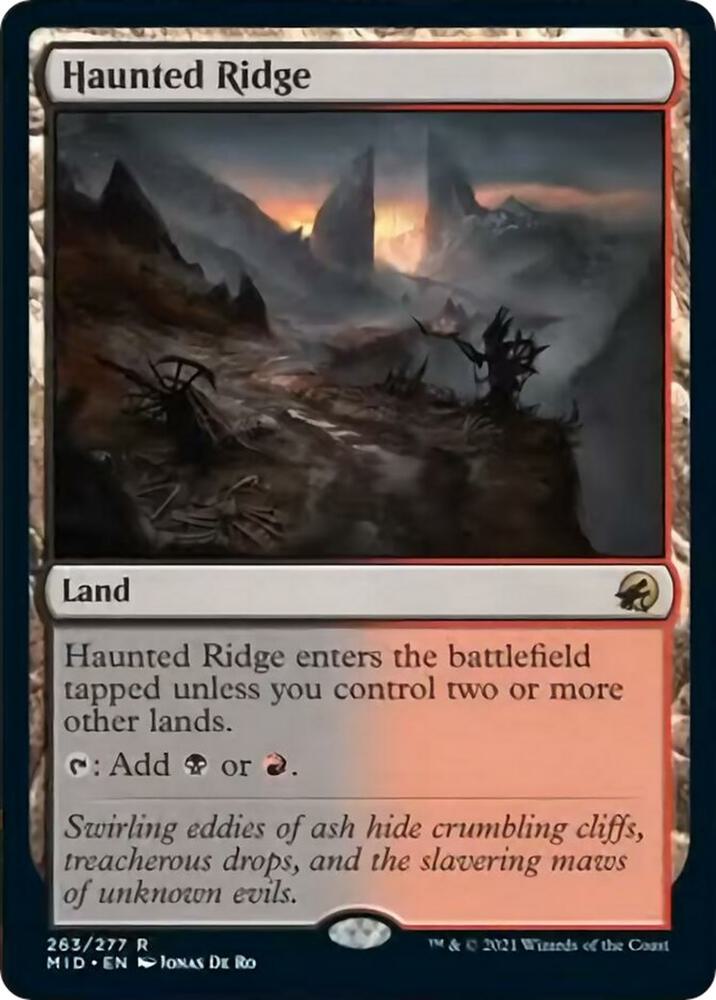 Haunted Ridge-Innistrad: Midnight Hunt-R-Normal