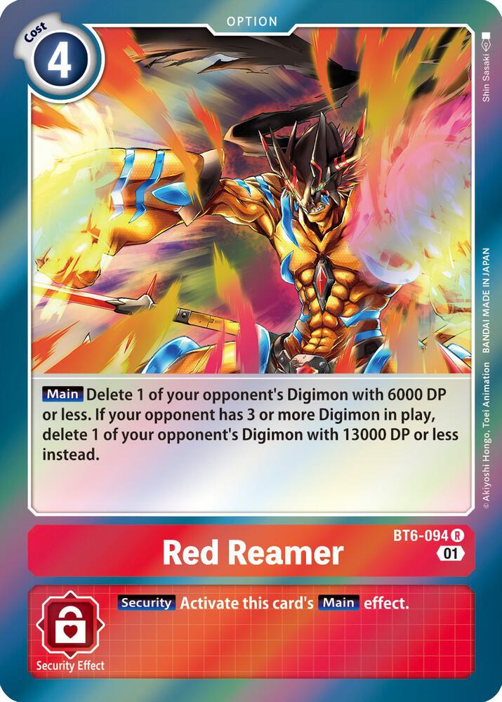 Red Reamer-Double Diamond-Rare-Foil