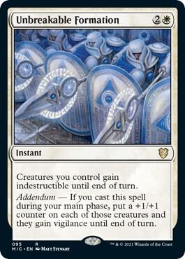 Unbreakable Formation-Commander: Innistrad: Midnight Hunt-R-Normal