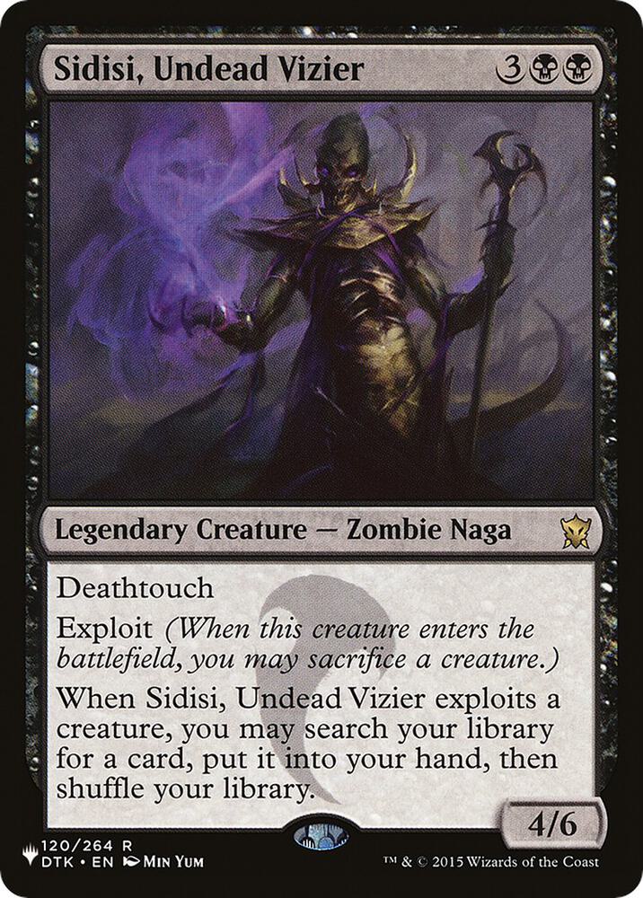 Sidisi, Undead Vizier-The List Reprints-R-Normal