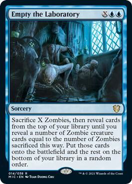 Empty the Laboratory-Commander: Innistrad: Midnight Hunt-R-Normal