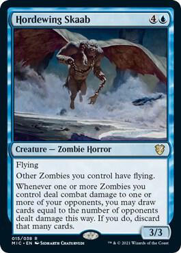 Hordewing Skaab-Commander: Innistrad: Midnight Hunt-R-Normal