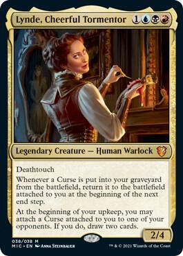 Lynde, Cheerful Tormentor-Commander: Innistrad: Midnight Hunt-M-Normal