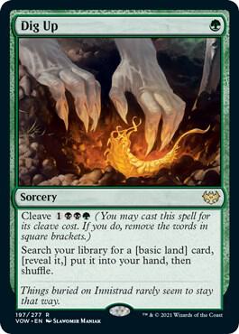 Dig Up-Innistrad: Crimson Vow-R-Normal