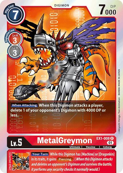 MetalGreymon-Classic Collection-Rare-Foil