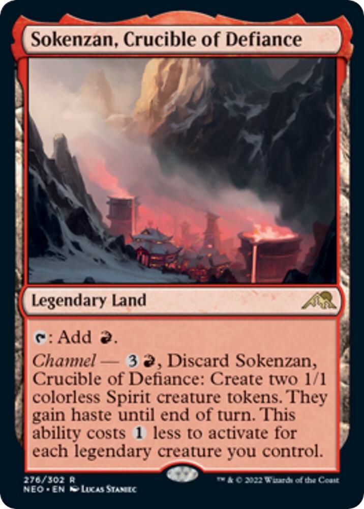 Sokenzan, Crucible of Defiance-Kamigawa: Neon Dynasty-R-Normal