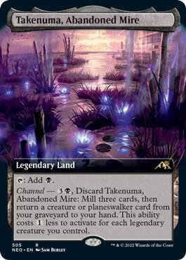 Takenuma, Abandoned Mire (Extended Art)-Kamigawa: Neon Dynasty-R-Normal