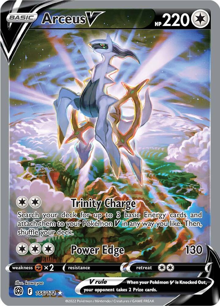 Arceus V (Alternate Full Art)-SWSH09: Brilliant Stars-Ultra Rare-Holofoil