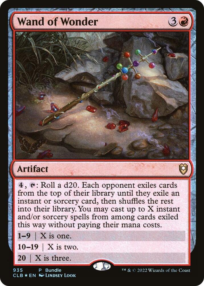 Wand of Wonder (CLB Bundle)-Unique and Miscellaneous Promos-P-Foil